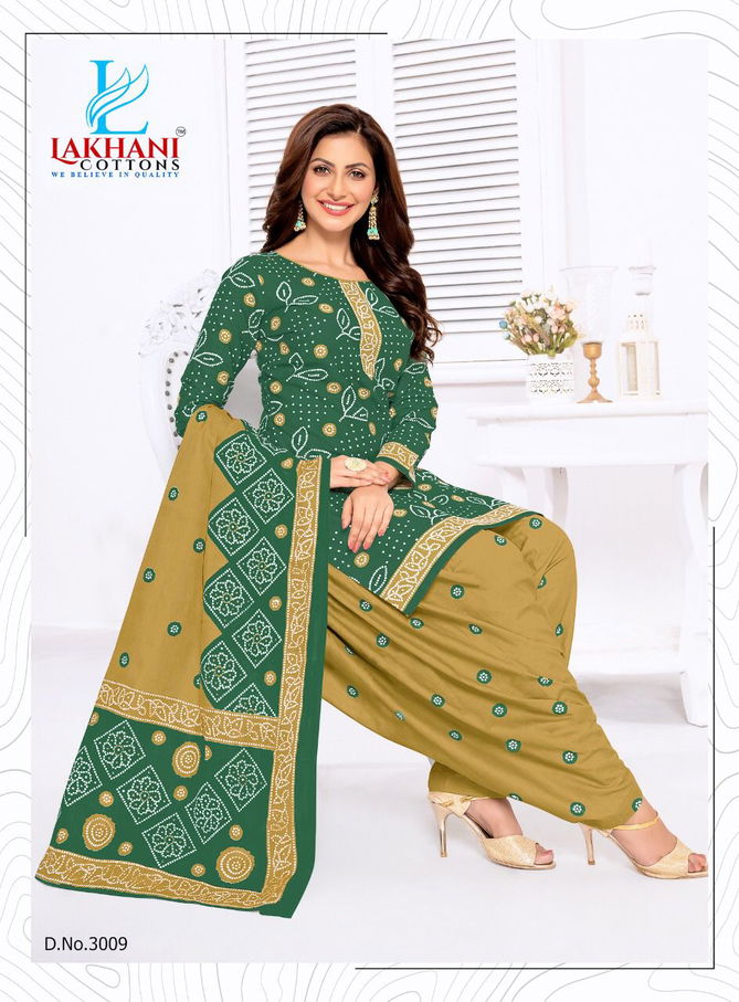 Lakhani Bandhani 3 Regular Wear Wholesale Dress Material Collection